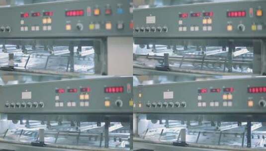 工厂智能化高速运转的印刷机高清在线视频素材下载
