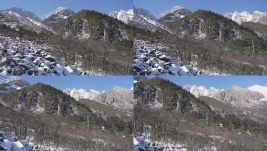 雪山海螺沟高清在线视频素材下载