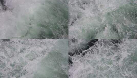 海浪 海水 浪花高清在线视频素材下载