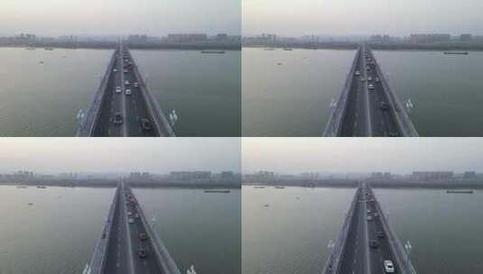 南京长江大桥4K航拍原素材高清在线视频素材下载