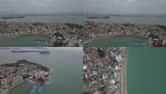 东山岛南门湾海边海浪风浪2高清在线视频素材下载
