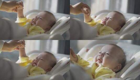 超高画质广告级婴儿宝宝笑容高清在线视频素材下载