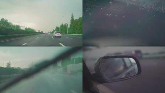6983 开车 下雨 暴雨高清在线视频素材下载
