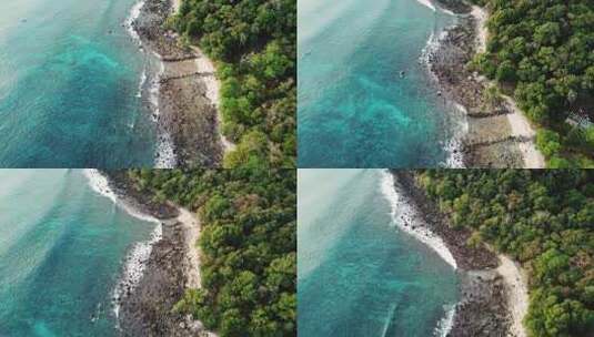 海岸线 海洋生态 美丽的南海岛礁 海岛 岛屿高清在线视频素材下载