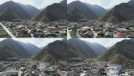 川西 阿坝 牟尼沟风景区  扎嘎瀑布高清在线视频素材下载