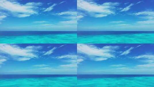 蓝色的海洋高清在线视频素材下载