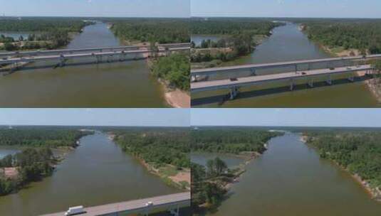 河流大桥高清在线视频素材下载