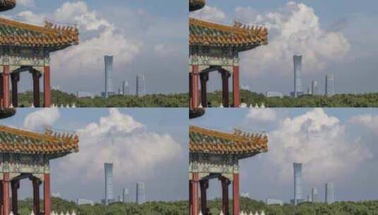 北京古今建筑高清在线视频素材下载