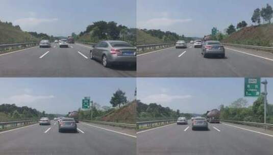 高速公路道路行驶高清在线视频素材下载