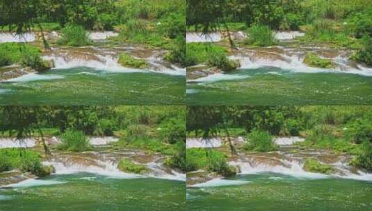 4K自然河流河水溪流溪水流水高清在线视频素材下载