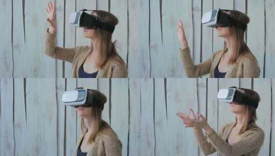 VR虚拟现实眼镜高清在线视频素材下载