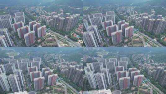 深圳北站周边城市房地产高清在线视频素材下载