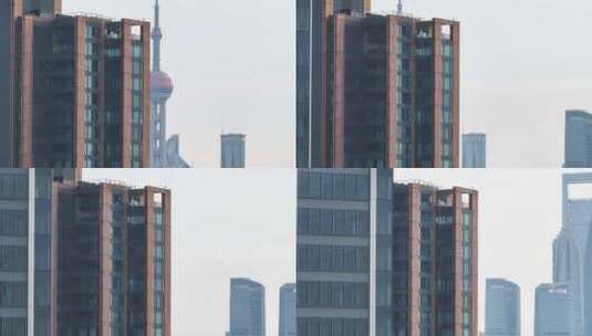 上海空镜头 城市风光航拍高清在线视频素材下载