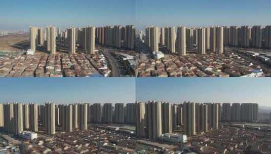 城市居民楼钢筋混凝土的世界高清在线视频素材下载