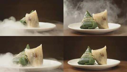 红豆豆沙粽子素材高清在线视频素材下载