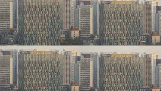 上海嘉定区嘉定新城国资金融大厦城市建筑高清在线视频素材下载