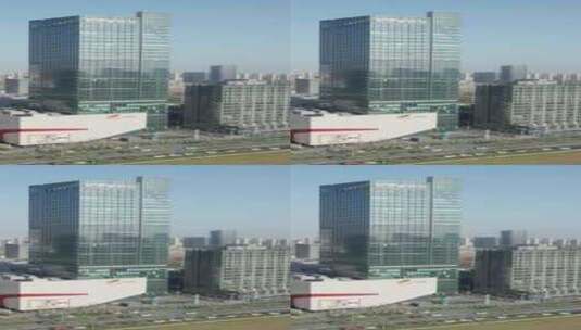 武汉市光谷中央生态大走廊航拍4k高清在线视频素材下载