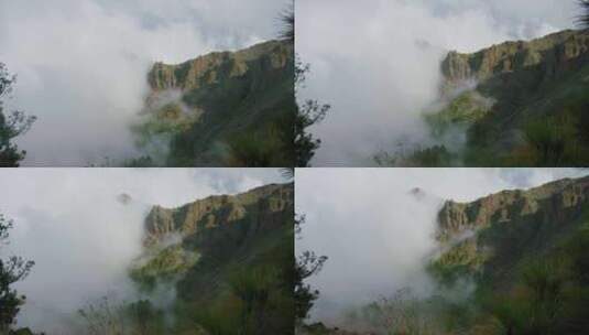 泰德，火山，特内里费岛，云高清在线视频素材下载