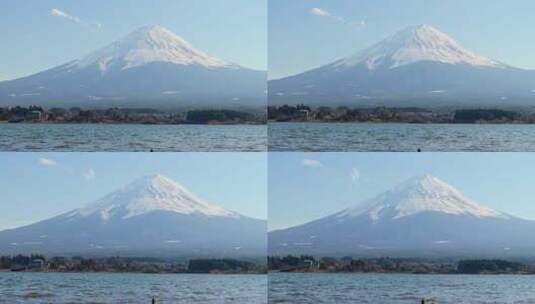 富士山，火山，山，富士高清在线视频素材下载