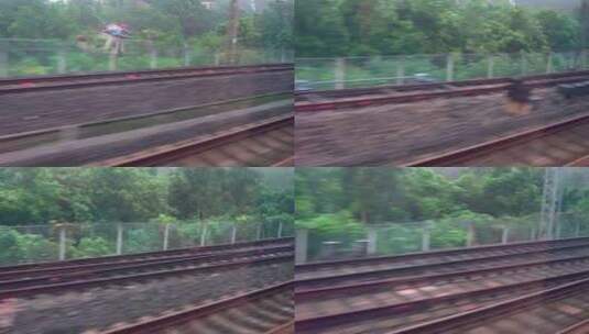 火车窗外高清在线视频素材下载