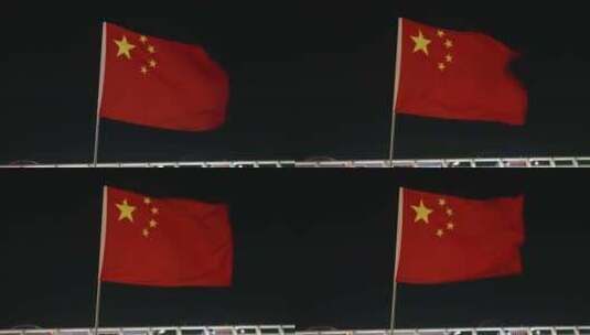 厦门演武大桥红旗高清在线视频素材下载