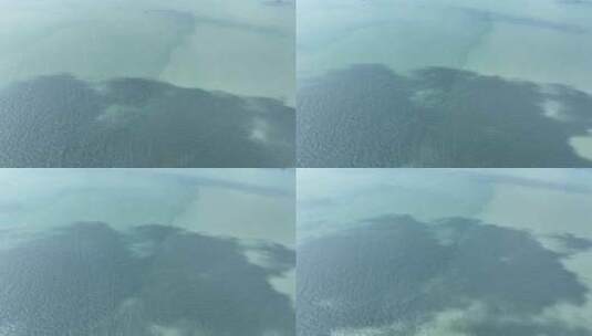 海面云朵阴影俯拍水面阴影高清在线视频素材下载