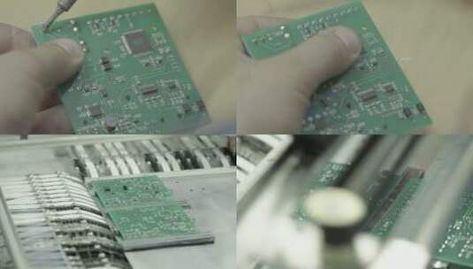 【合集】芯片电路板组件高清在线视频素材下载