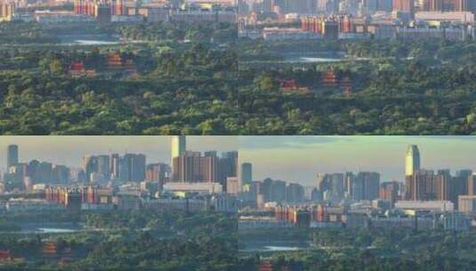 4K高清沈阳宣传片城市风光北陵绿化城市高清在线视频素材下载