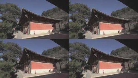 山西佛光寺拍摄高清在线视频素材下载