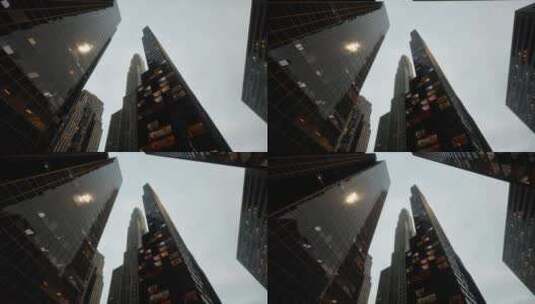 上海Up View现代大厦高清在线视频素材下载