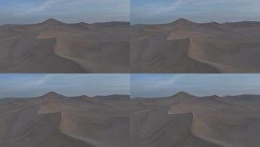 鸣沙山沙漠航拍高清在线视频素材下载