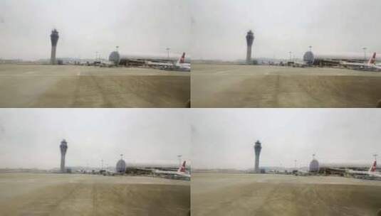 深圳飞机场跑道停机坪高清在线视频素材下载