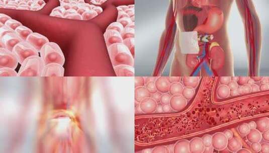 胆固醇 动脉硬化 血脂堆积  糖尿病高清在线视频素材下载