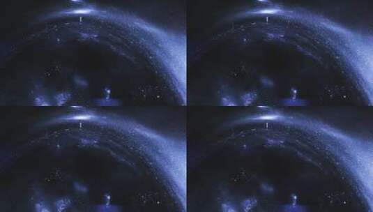 太空中银河系的星星高清在线视频素材下载