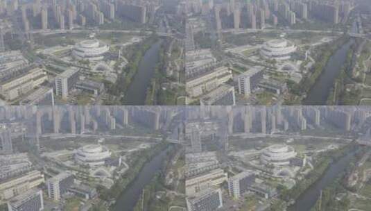 杭州运河大剧院高清在线视频素材下载