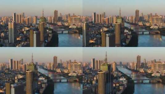 广州海珠桥高清在线视频素材下载