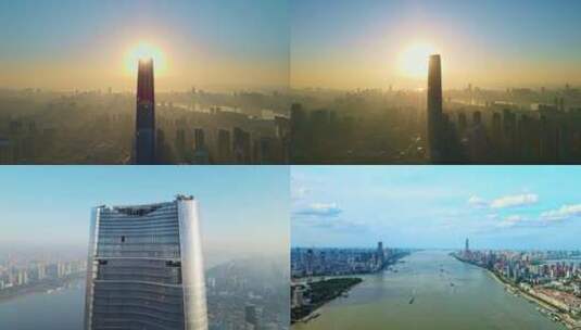 武汉绿地中心视频合集高清在线视频素材下载