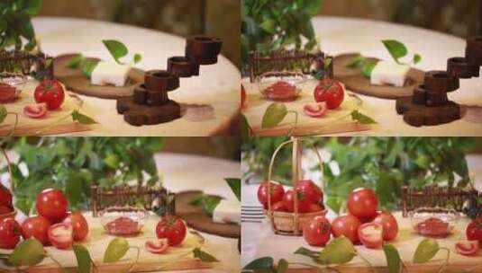 夏季蔬菜西红柿番茄高清在线视频素材下载