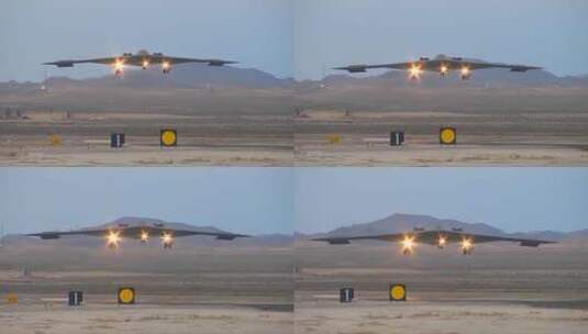 飞机降落的特写镜头高清在线视频素材下载