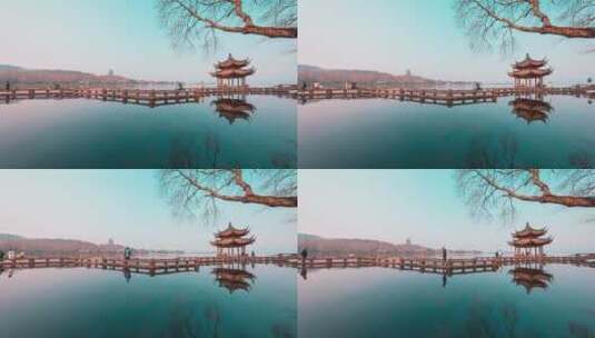 杭州双桥延时摄影高清在线视频素材下载