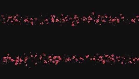 玫瑰花瓣闪烁特效视频带通道高清在线视频素材下载
