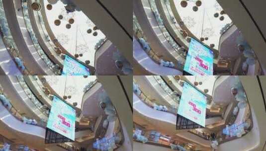 高级商场购物中心中庭高清在线视频素材下载