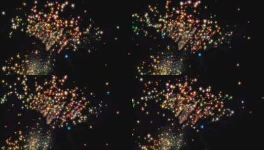 抽象彩色粒子宇宙银河云团星空科幻科技特效高清在线视频素材下载