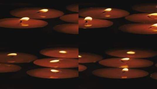 蜡烛里的火焰越来越近高清在线视频素材下载