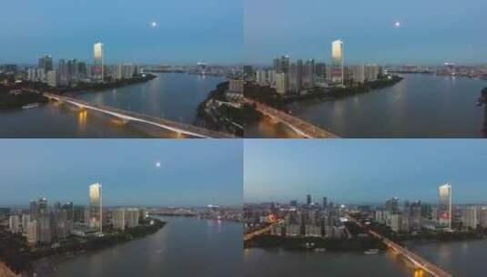 东江惠州大桥高清在线视频素材下载