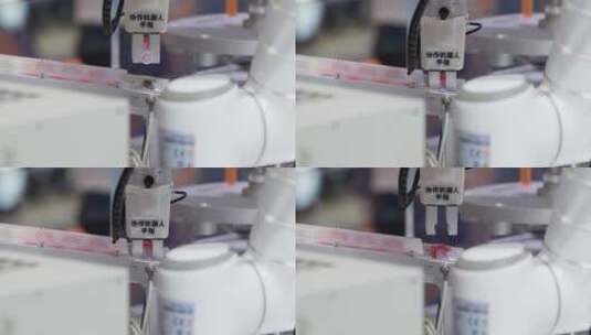 液体智能机械灌输机器人3高清在线视频素材下载