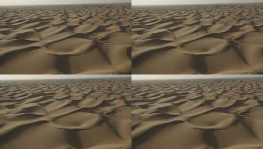 航拍新疆塔克拉玛干沙漠高清在线视频素材下载