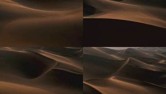 沙漠荒漠多角度航拍高清在线视频素材下载
