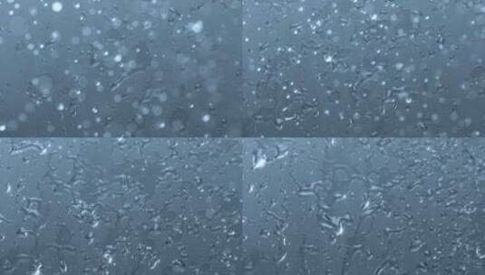 雨水打在车窗玻璃上高清在线视频素材下载