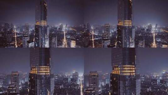 南京紫峰大厦高清在线视频素材下载